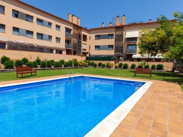 Swimming pool of Flat for sale in Calonge i Sant Antoni  with Air Conditioner, Heating and Private garden