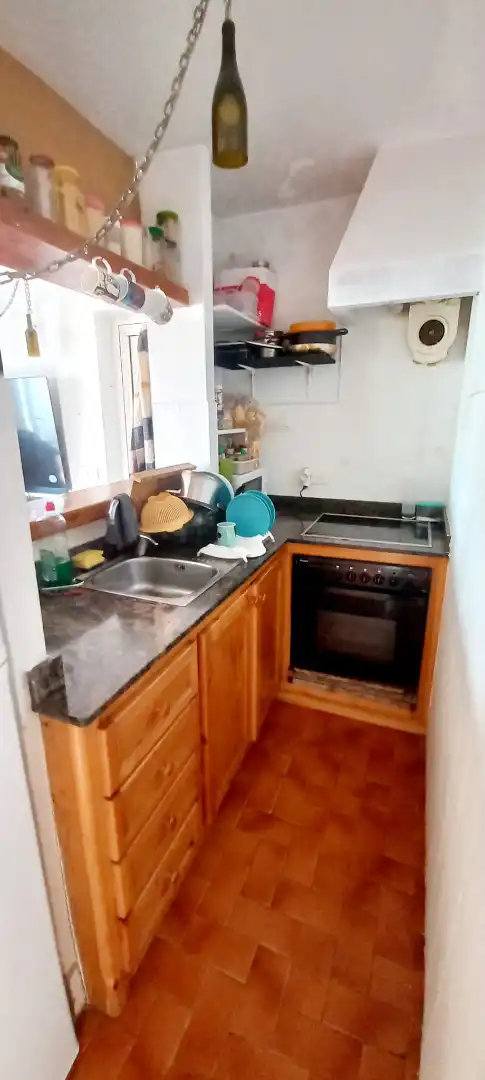 Cuina de Casa o xalet en venda en Ciutadella de Menorca amb Jardí privat, Terrassa i Forn