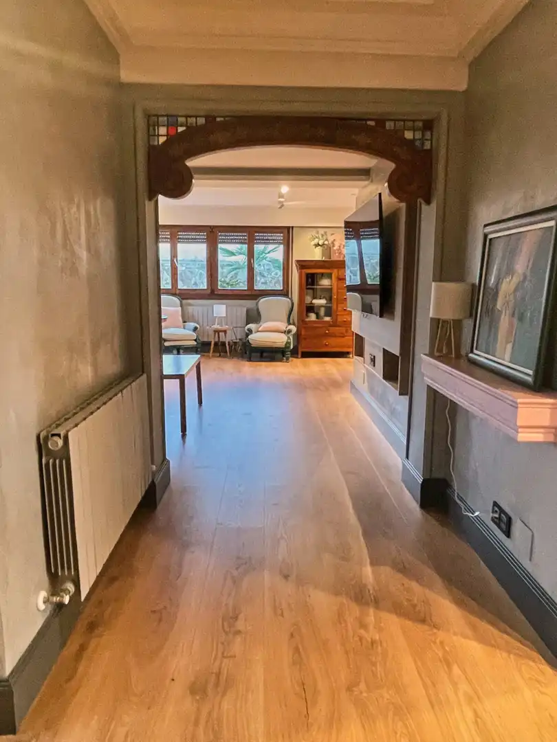 Sala de estar de Casa o chalet en venta en Albelda de Iregua con Aire acondicionado, Calefacción y Jardín privado