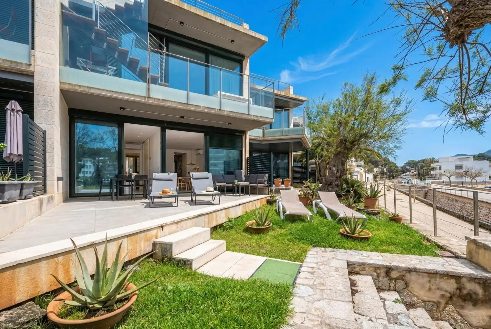 Terrace of Apartments for sale in Pollença  with Private garden, Terrace and Furnished
