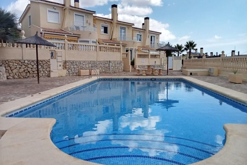 Swimming pool of Single-family semi-detached for sale in Gata de Gorgos  with Private garden, Terrace and Storage room