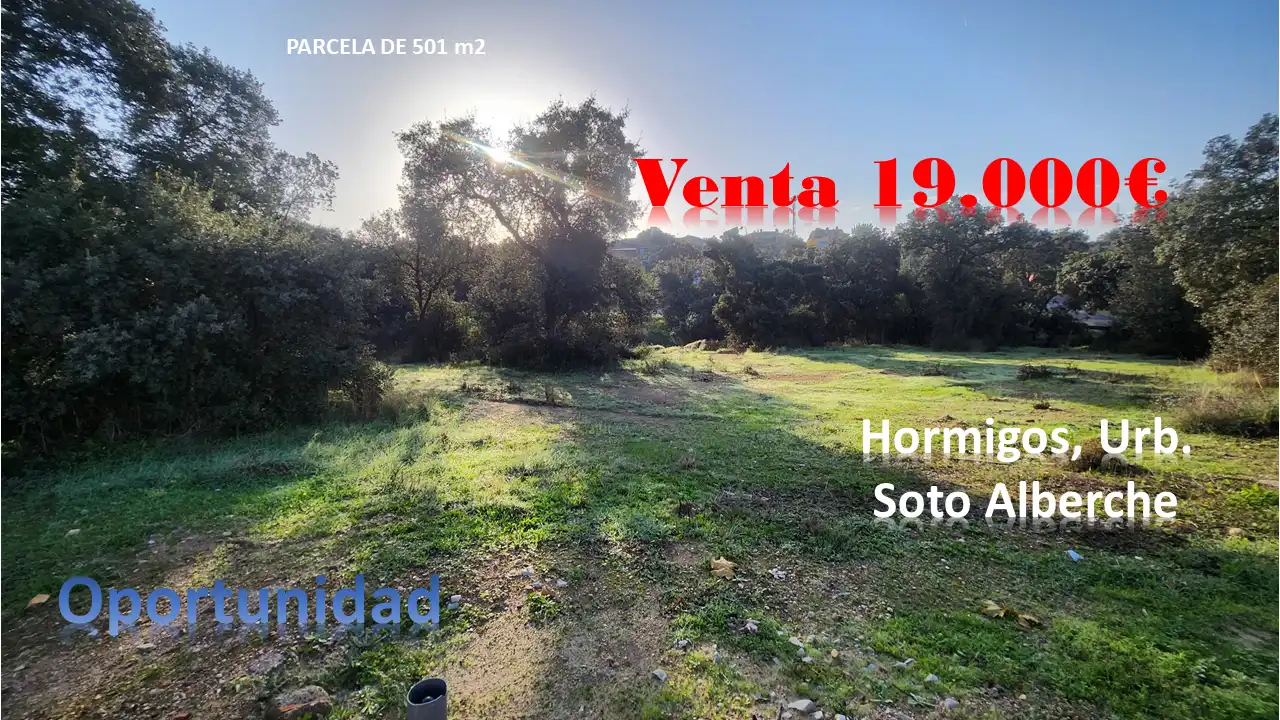 Wohnbaugrundstück zum Verkauf in Hormigos