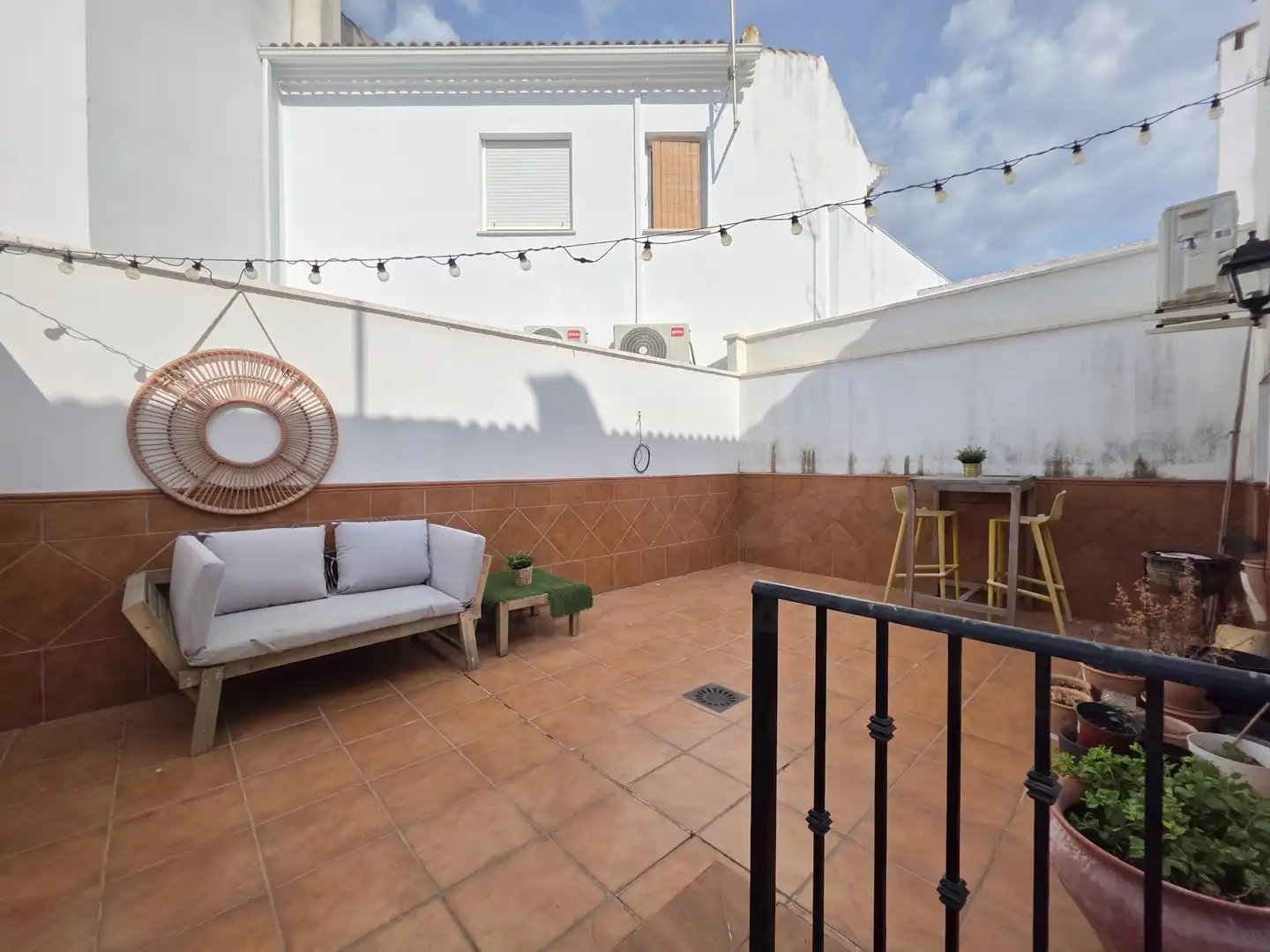 Terraza de Casa adosada en venta en Lucena con Aire acondicionado