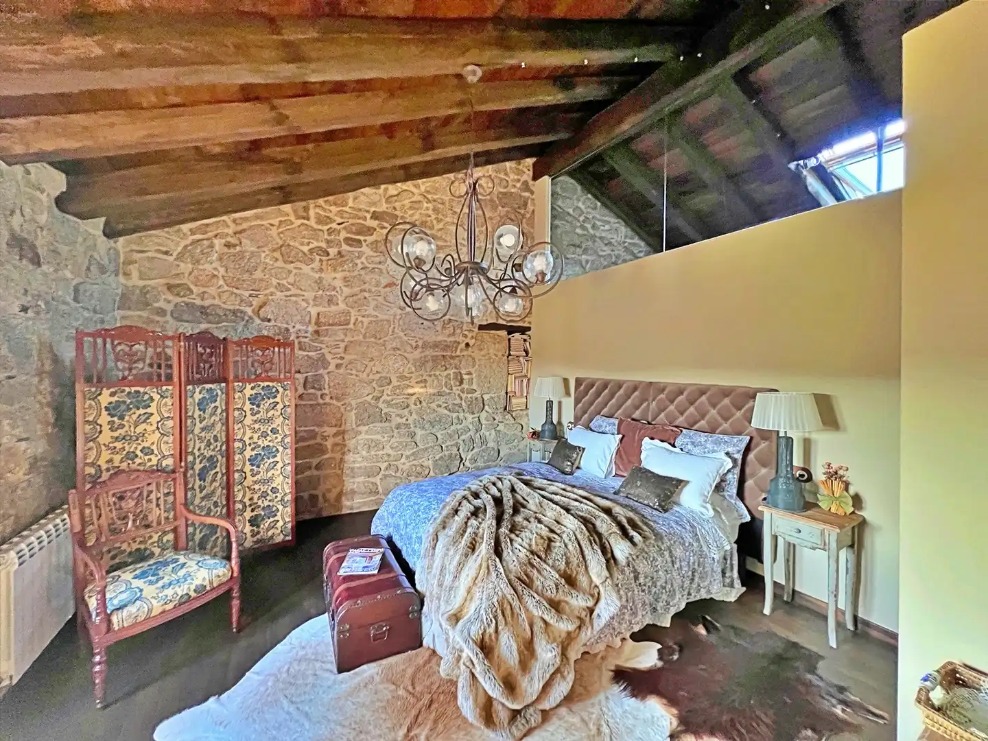 Habitación de Casa o chalet de alquiler en Lugo con Calefacción, Jardín privado y Amueblado