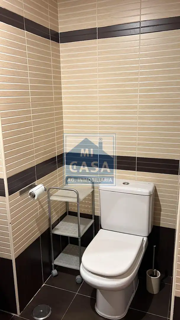 Baño de Apartamento de alquiler en Mérida con Aire acondicionado, Calefacción y Terraza