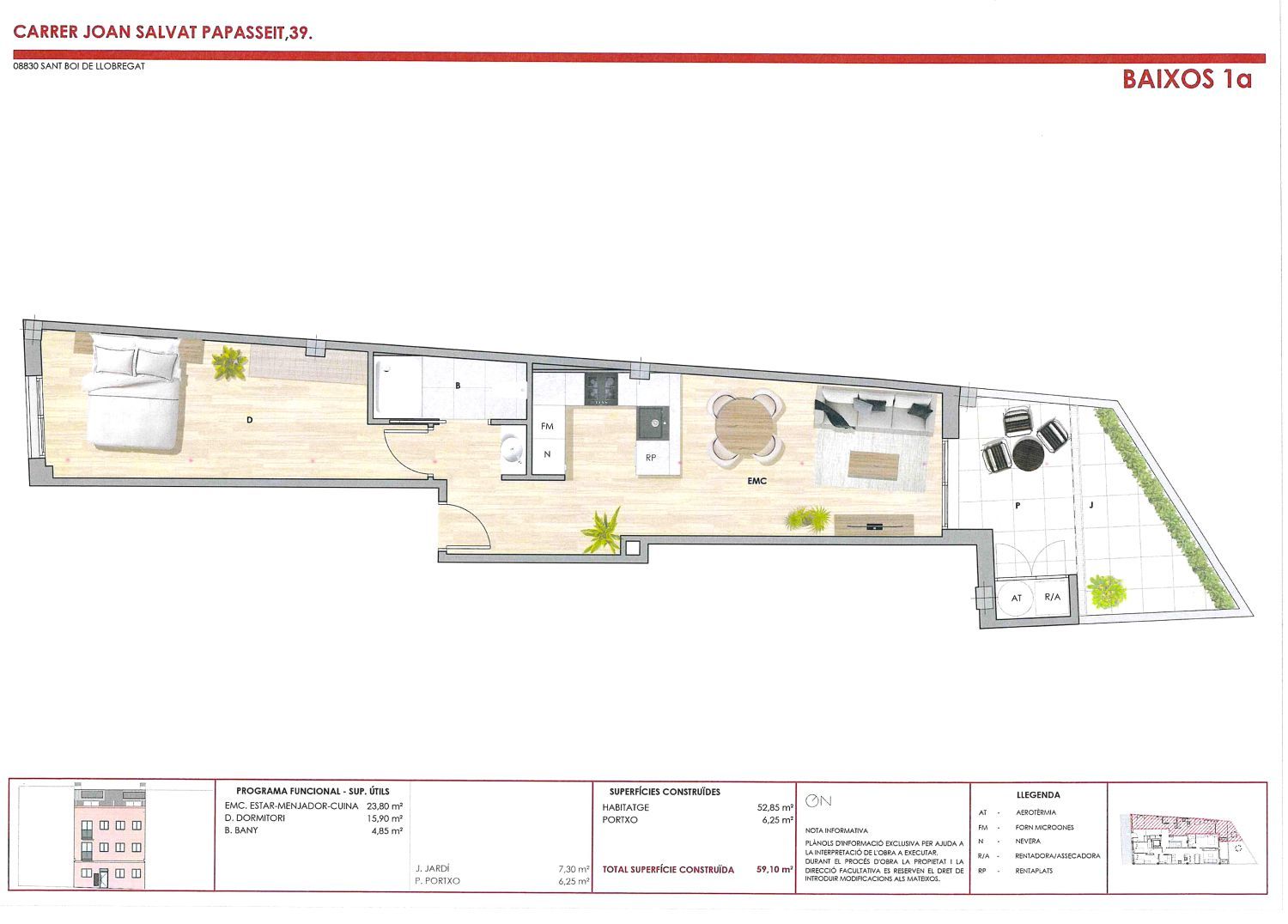 Piso en venta en Sant Boi de Llobregat con Aire acondicionado, Calefacción y Parquet