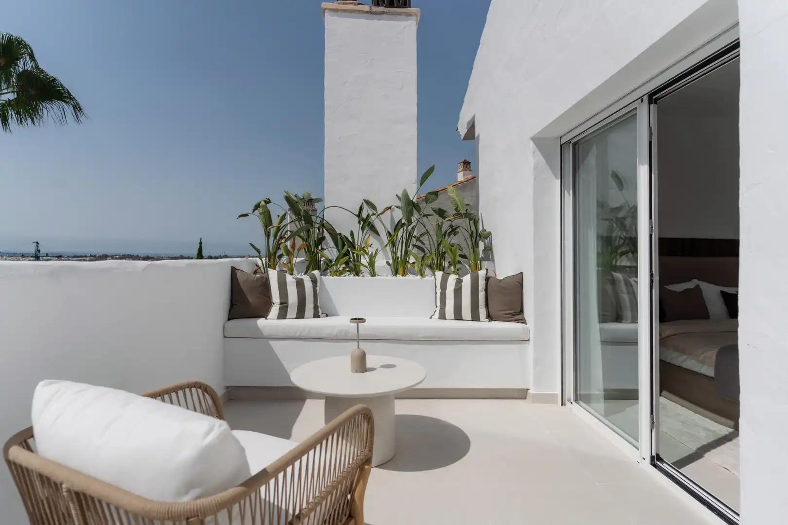 Terraza de Ático en venta en Marbella con Terraza, Piscina y Balcón