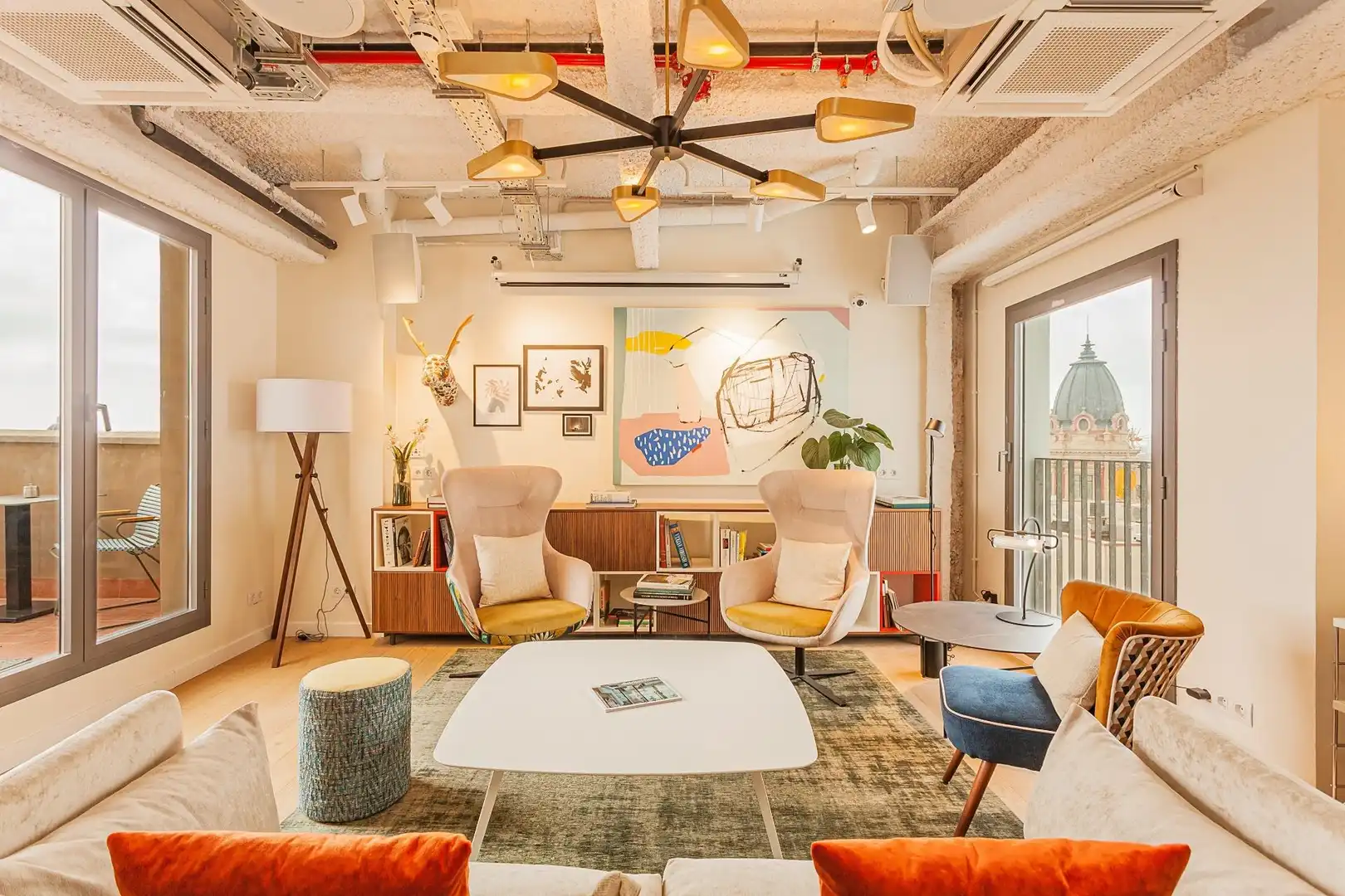 Wohnzimmer von Büro zur Miete in Barcelona