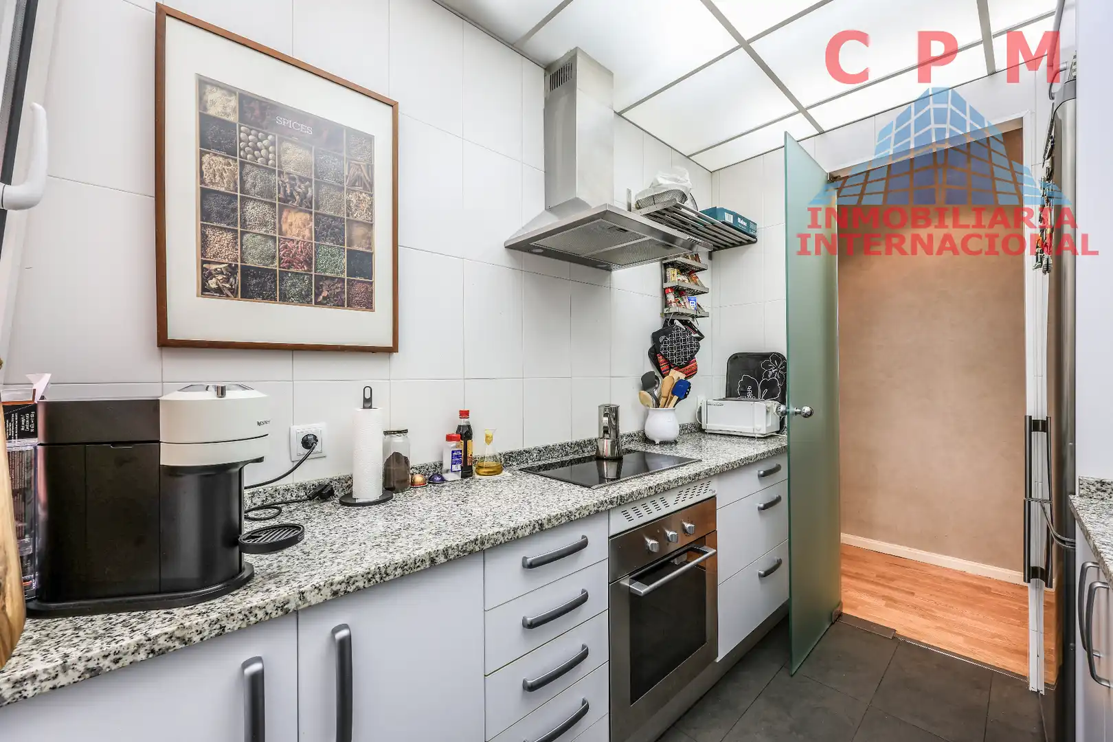 Küche von Wohnung zur Miete in Madrid mit Klimaanlage, Heizung und Parkett