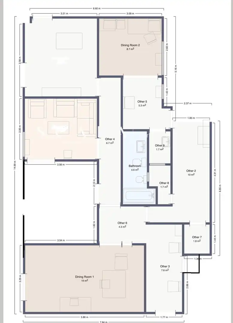 Piso en venta en Toledo con Aire acondicionado, Calefacción y Terraza