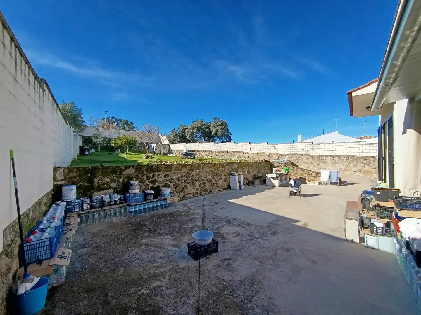 Vista exterior de Casa o xalet en venda en Mata de Alcántara amb Moblat