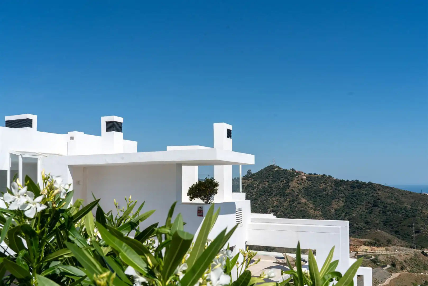 Vista exterior de Apartamento de alquiler en Ojén con Aire acondicionado, Calefacción y Terraza