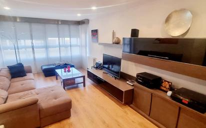 Living room of Flat for sale in Burriana / Borriana  with Heating, Parquet flooring and Storage room