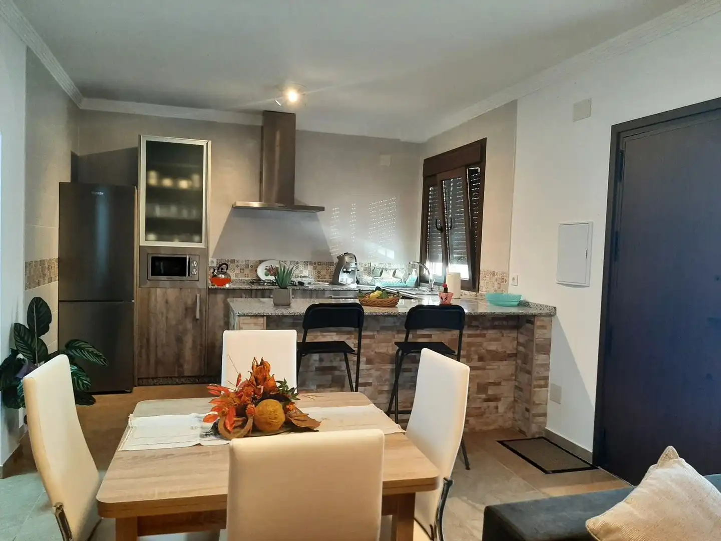 Cocina de Finca rústica de alquiler en El Gastor con Aire acondicionado, Terraza y Piscina