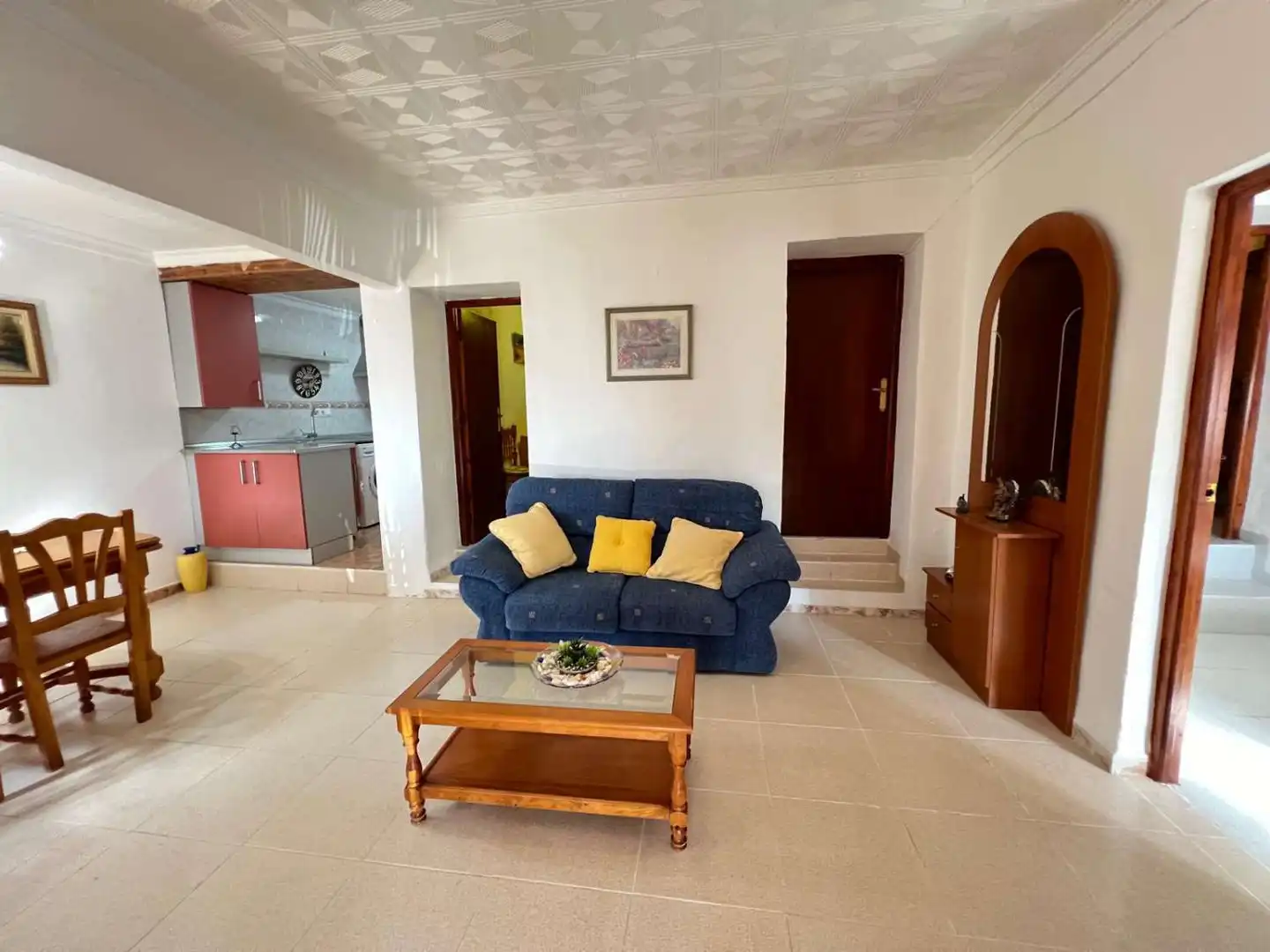 Wohnzimmer von Country house zum Verkauf in Cuevas del Almanzora mit Klimaanlage, Heizung und Terrasse