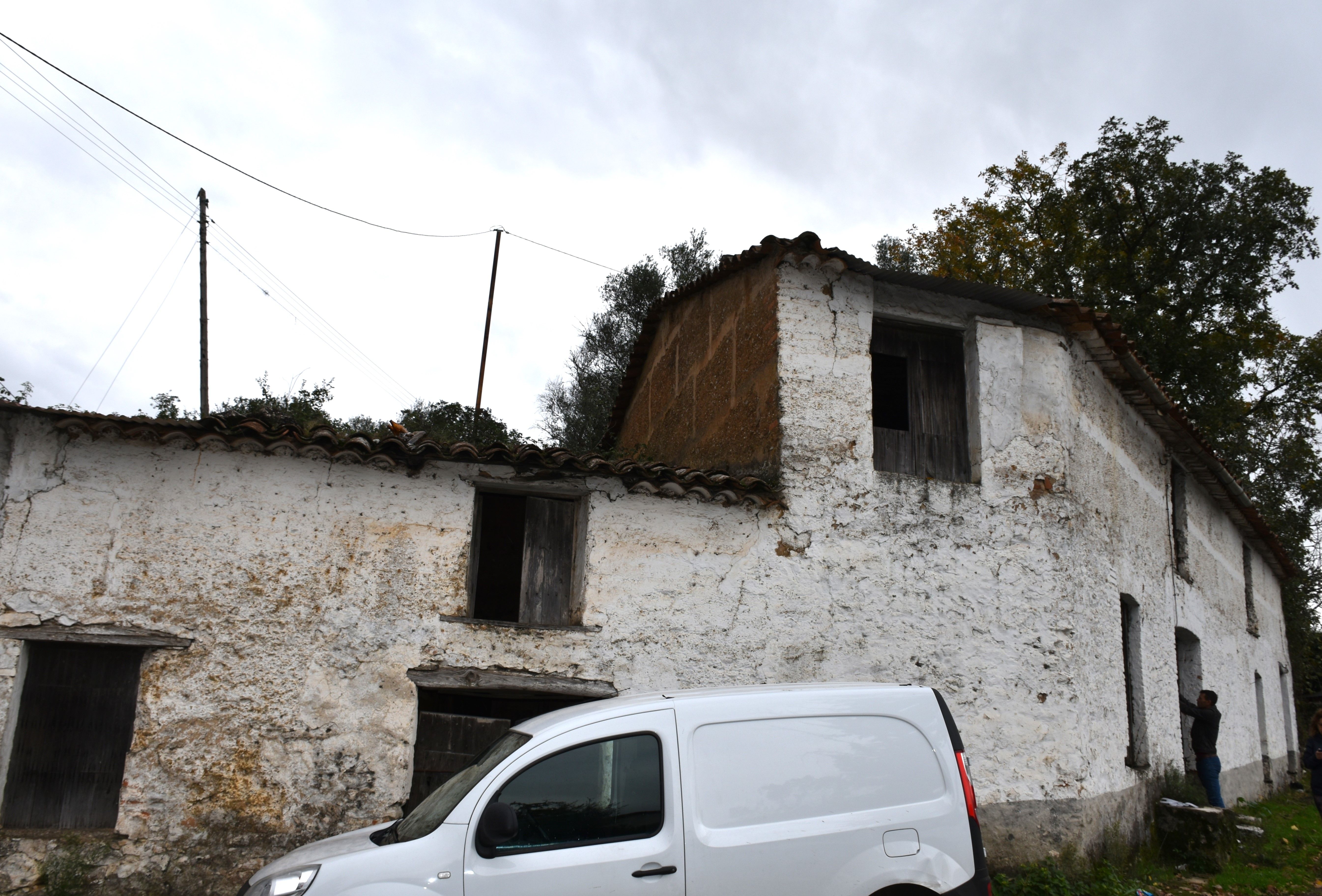 Exterior view of House or chalet for sale in Galaroza  with Private garden