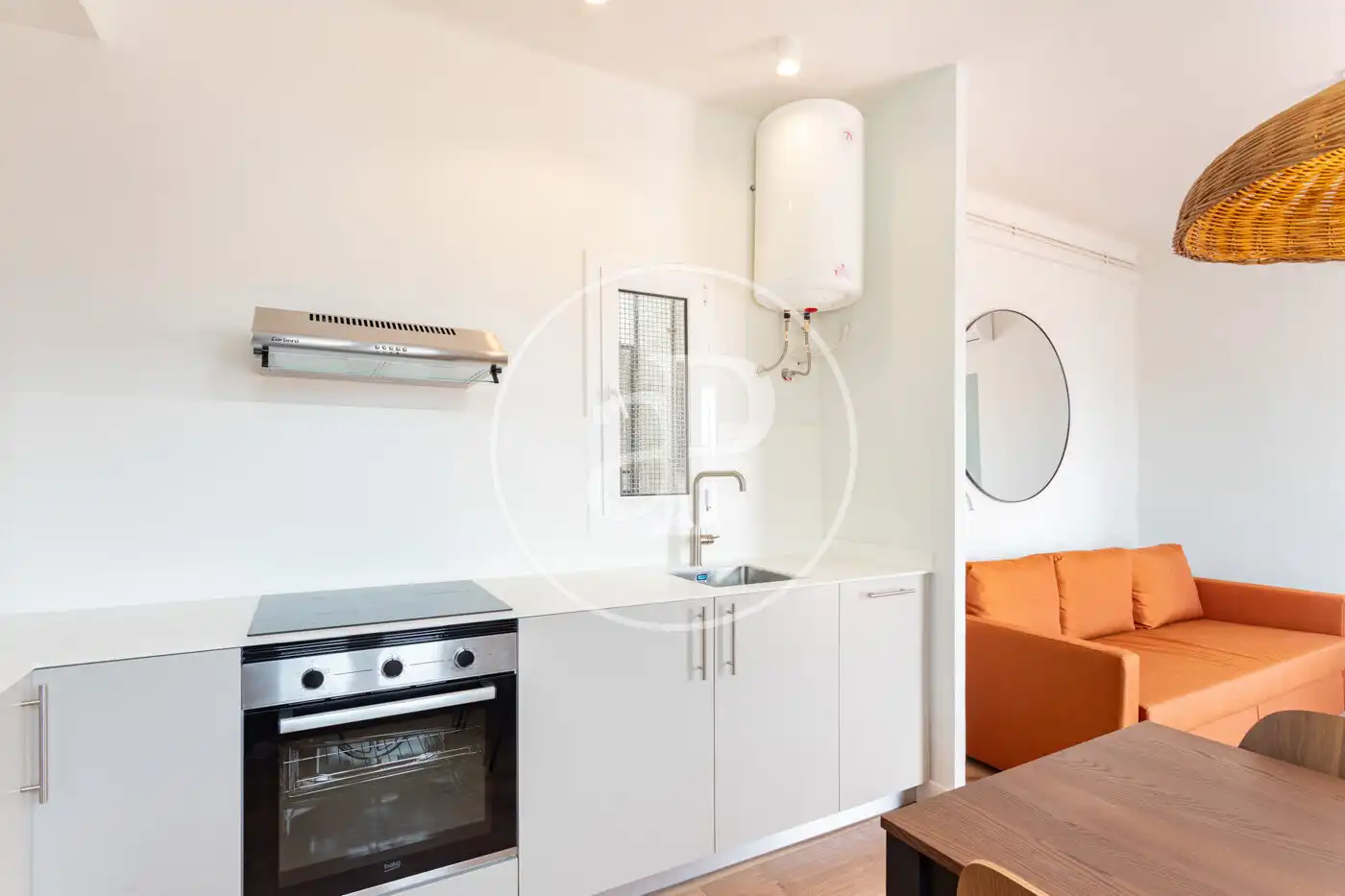 Kitchen of Flat for rent in Barcelona  with Air Conditioner, Heating and Terrace