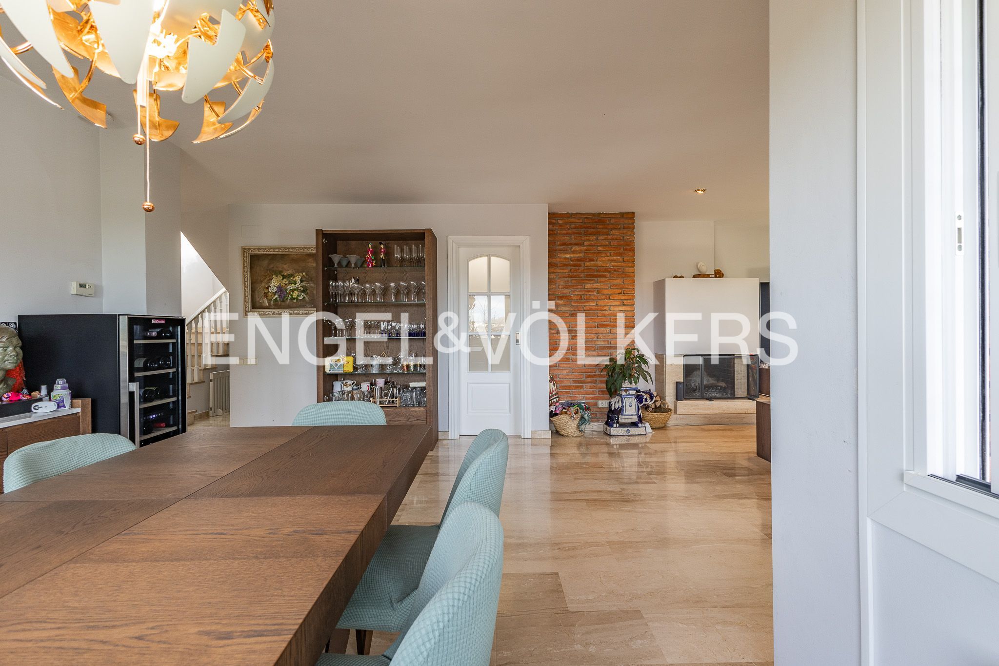 Dining room of House or chalet for sale in Sant Cugat del Vallès  with Air Conditioner, Heating and Private garden