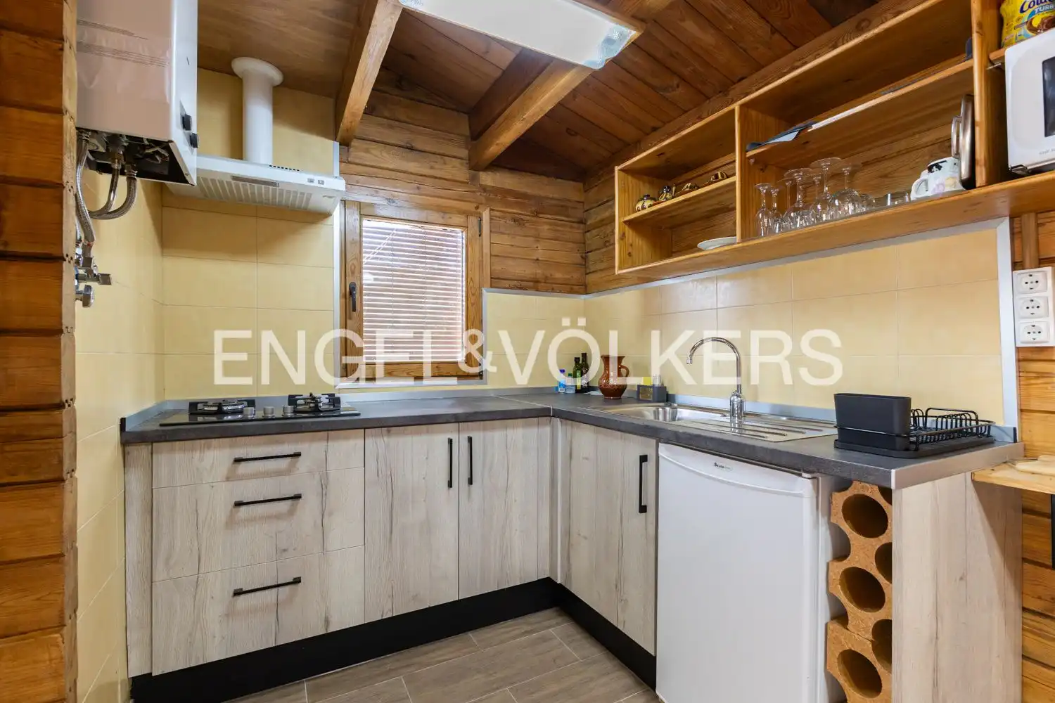 Cocina de Casa o chalet en venta en Enguera con Aire acondicionado, Calefacción y Jardín privado