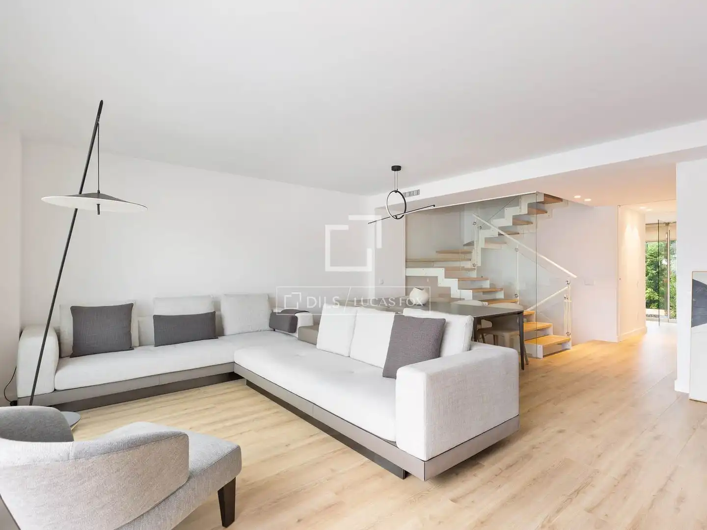 Sala de estar de Casa o chalet de alquiler en Gavà con Aire acondicionado, Calefacción y Jardín privado
