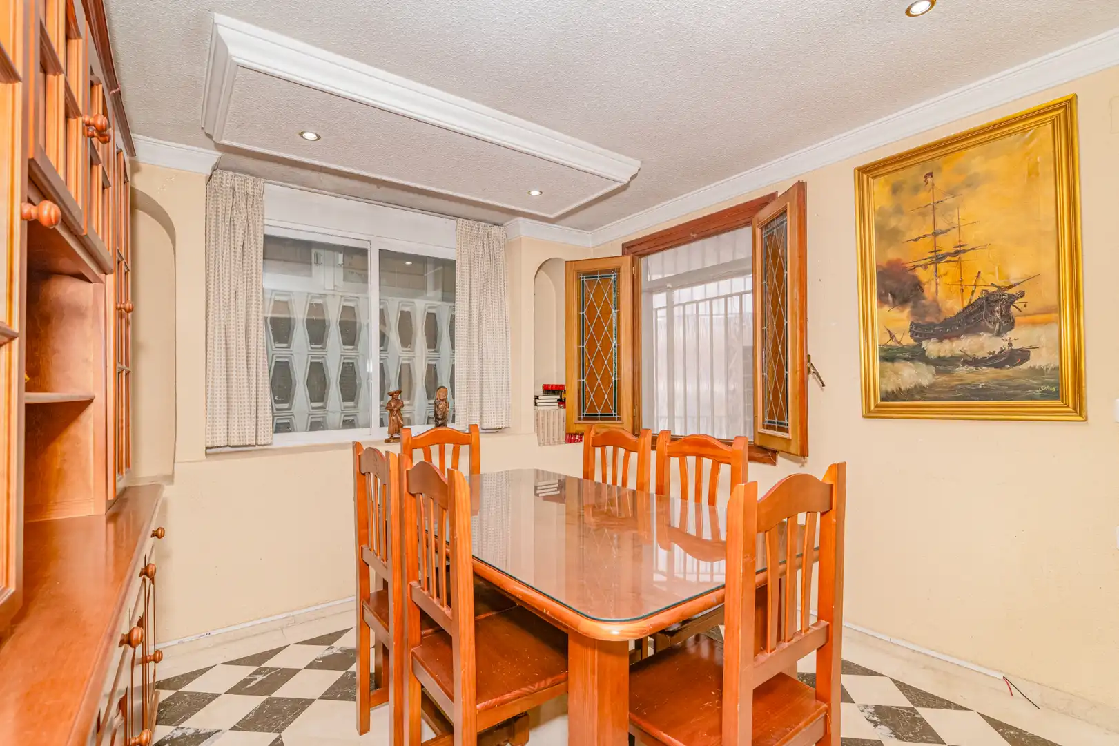 Dining room of Flat for sale in Granada  with Terrace, Storage room and Balcony