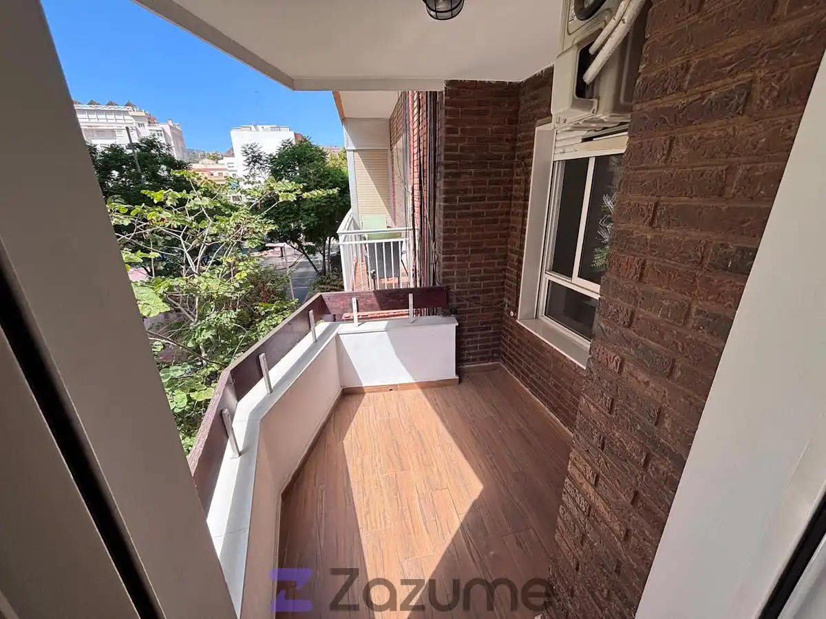 Balcony of Flat for rent in Cartagena  with Air Conditioner, Heating and Parquet flooring