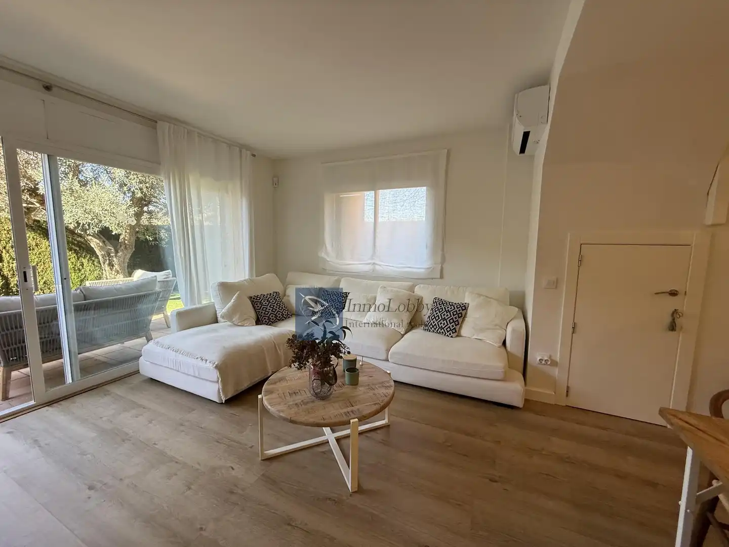 Wohnzimmer von Haus oder Chalet zur Miete in Sant Feliu de Guíxols mit Klimaanlage, Heizung und Terrasse