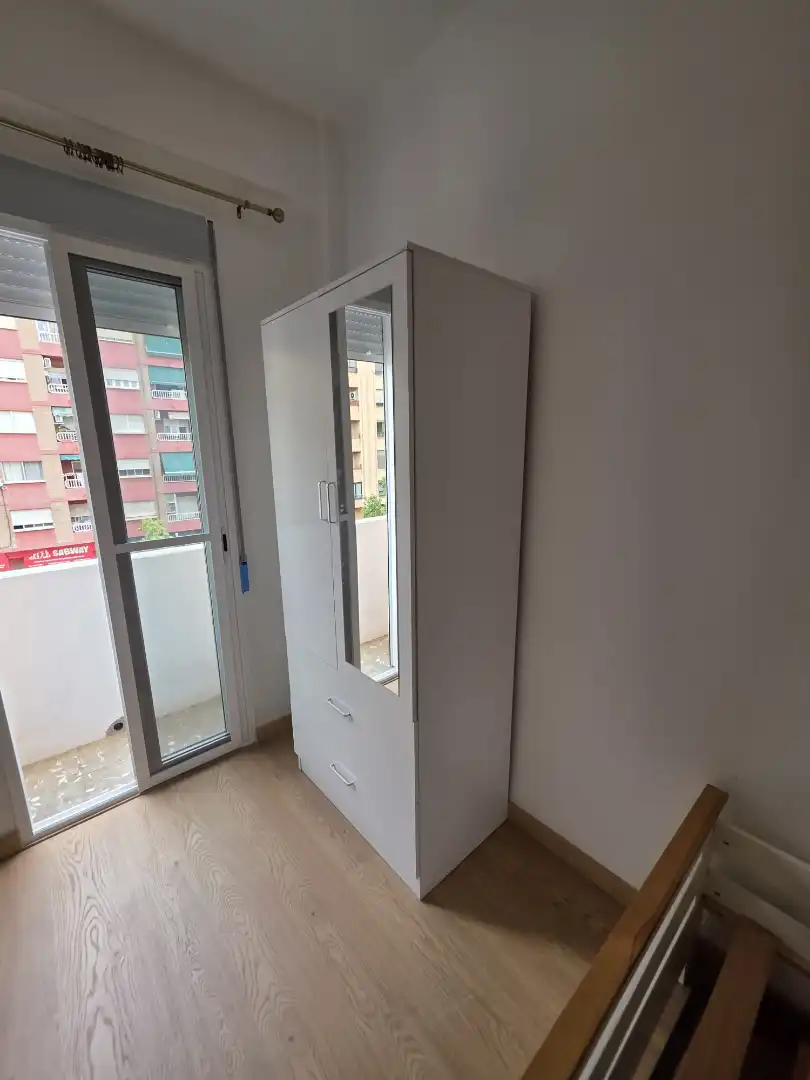 Bedroom of Flat for rent in Valencia  with Air Conditioner, Furnished and Oven