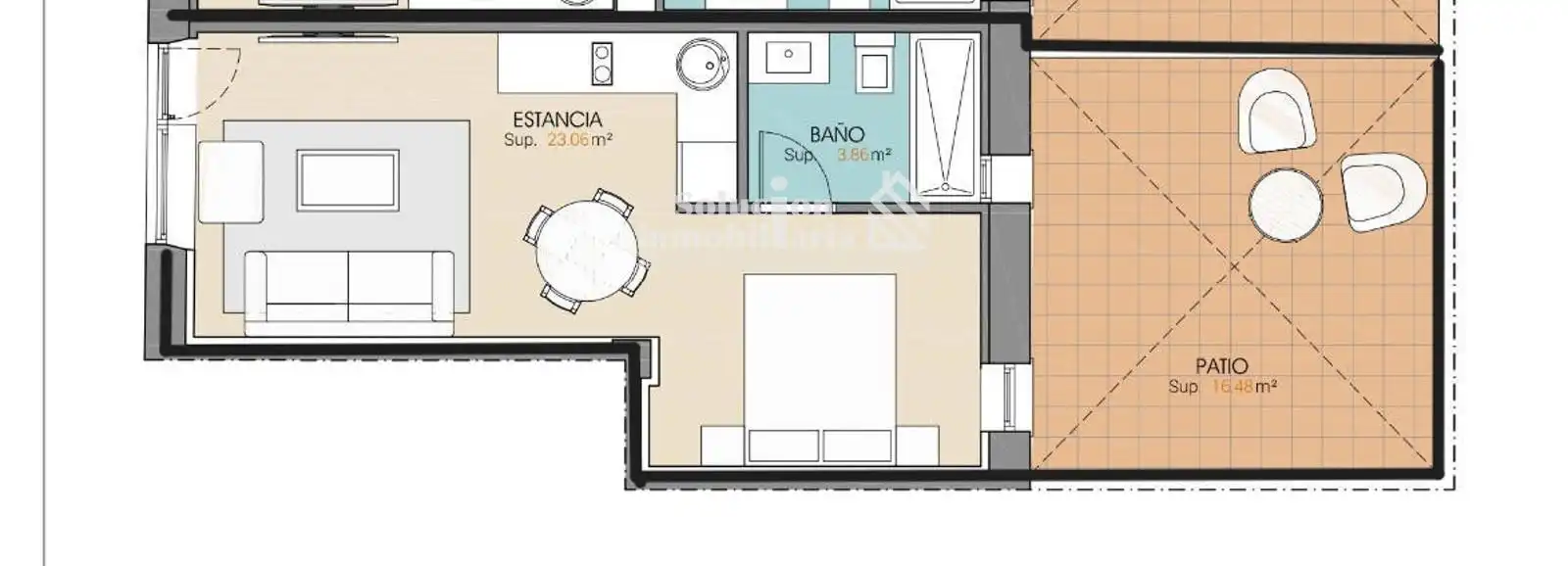 Habitación de Apartamento en venta en Salamanca con Calefacción y Amueblado