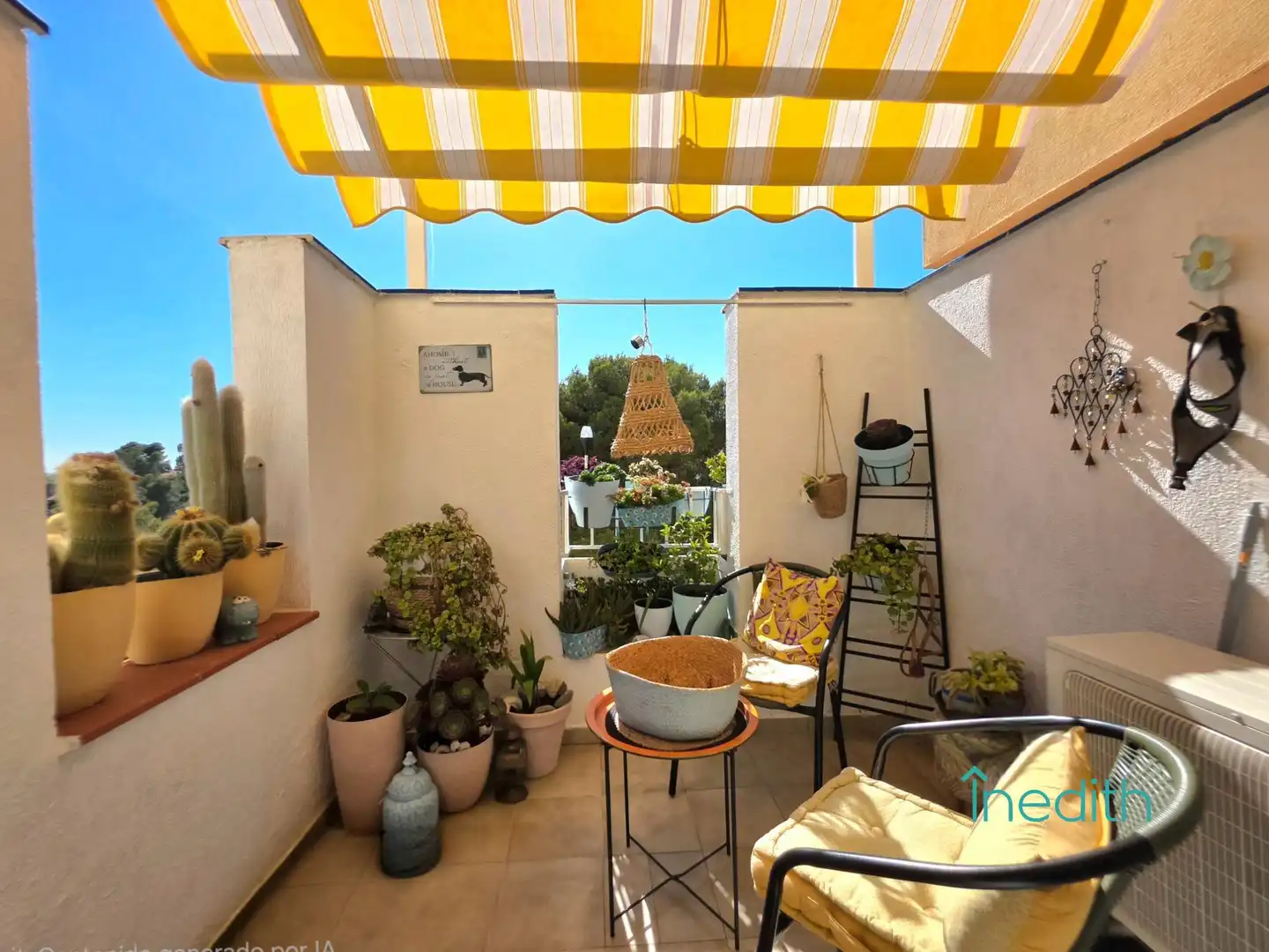 Terrasse von Wohnung zum Verkauf in Sant Pere de Ribes mit Klimaanlage, Heizung und Terrasse