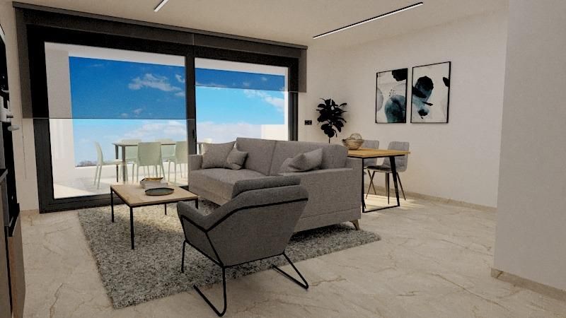Sala d'estar de Planta baixa en venda en Pilar de la Horadada amb Calefacció, Jardí privat i Terrassa
