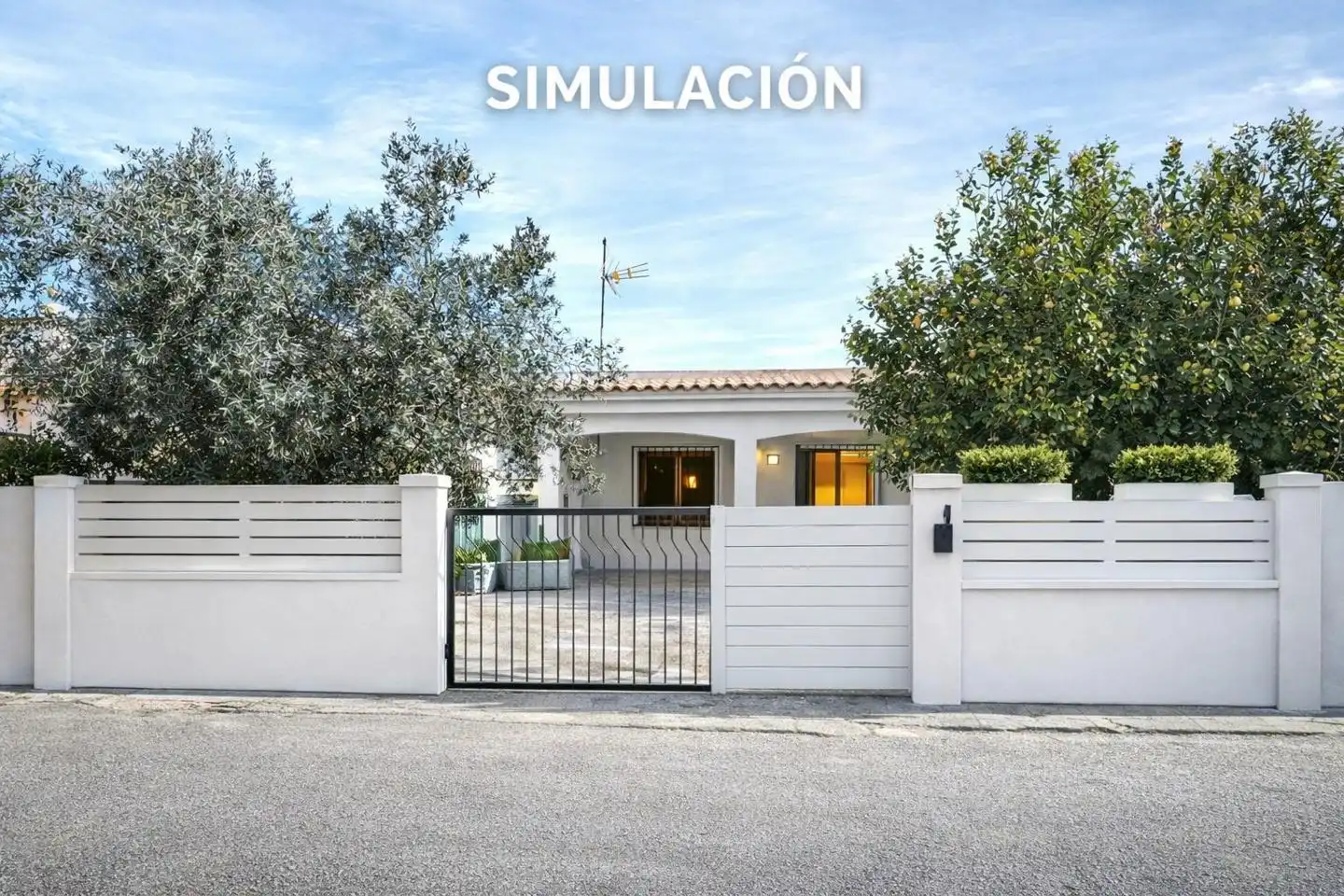 Exterior view of Houses for sale in Oliva
