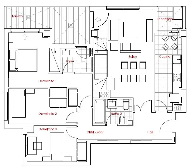 Attic for sale in Estepona  with Air Conditioner, Terrace and Storage room