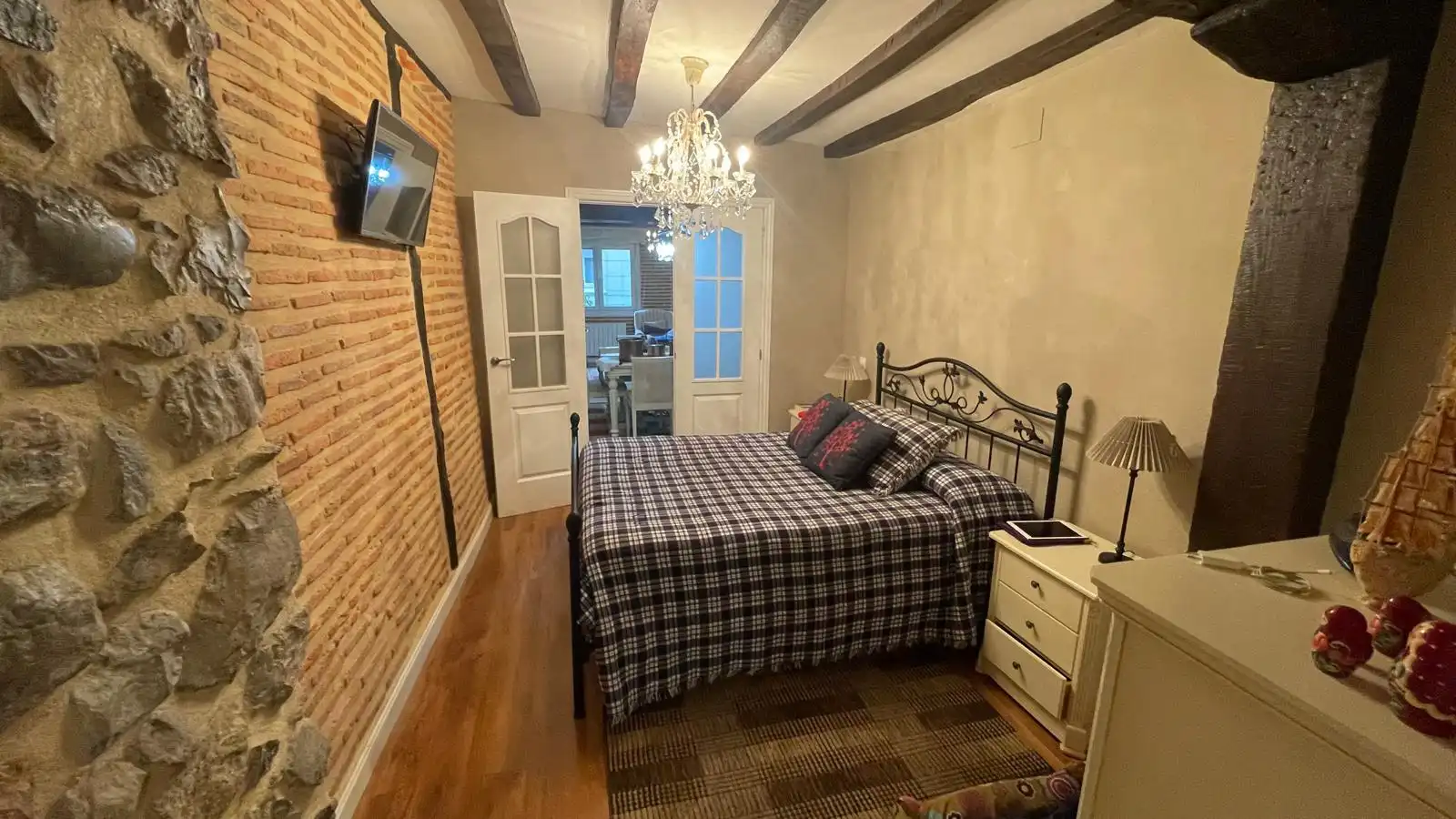 Bedroom of Flat for rent in Castro-Urdiales  with Heating, Furnished and Balcony