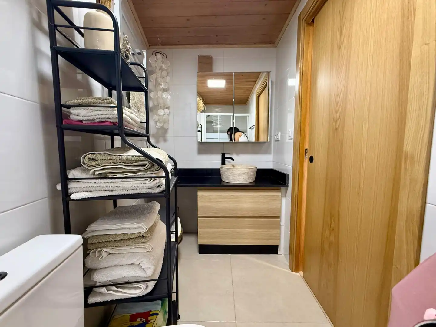 Baño de Casa o chalet en venta en Sober con Jardín privado, Piscina y Amueblado