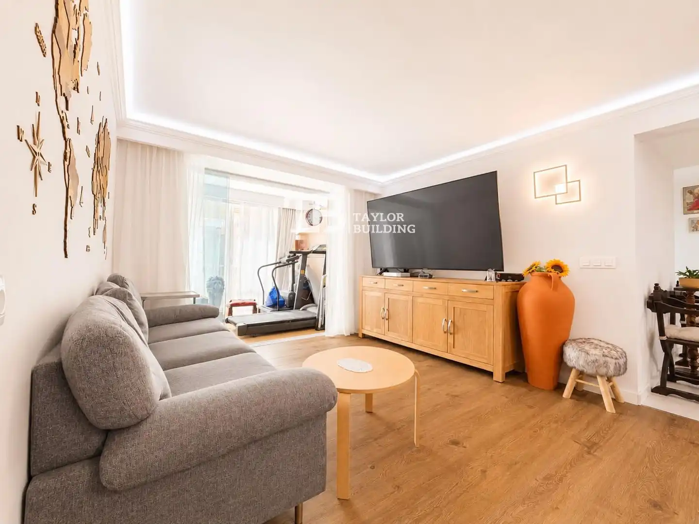 Sala d'estar de Pis en venda en Calvià amb Aire condicionat, Calefacció i Parquet