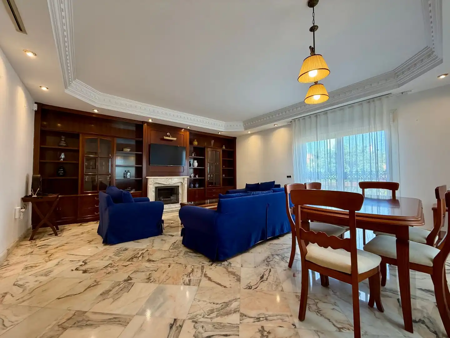 Living room of Detached homes for sale in Marbella  with Terrace and Balcony