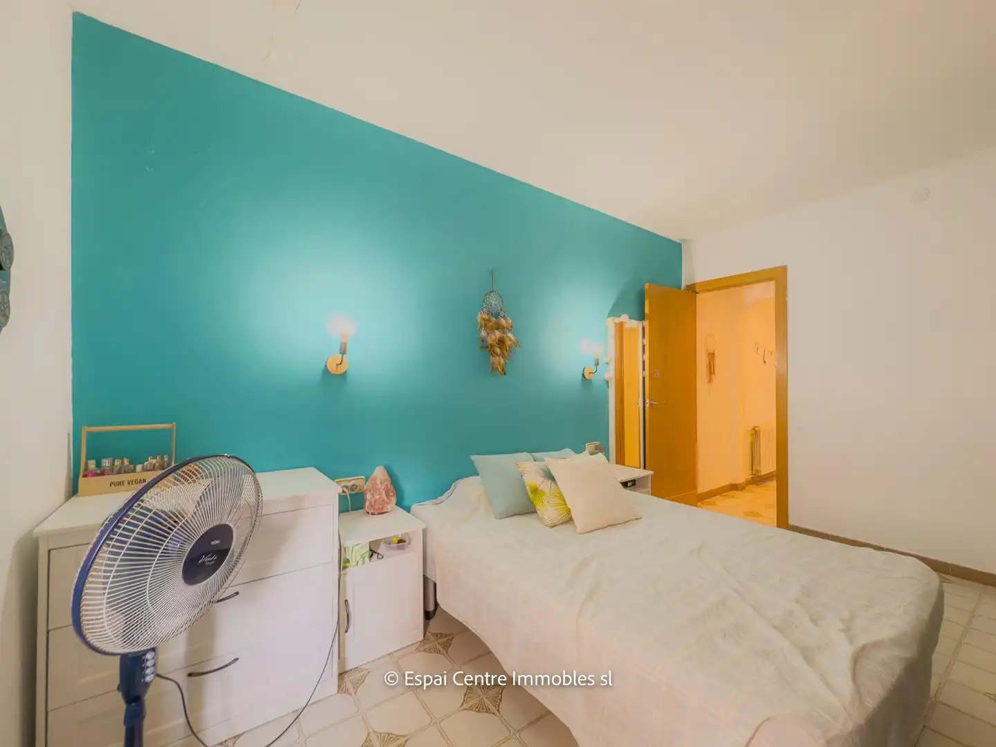 Schlafzimmer von Einfamilien-Reihenhaus zum Verkauf in Terrassa mit Heizung und Terrasse
