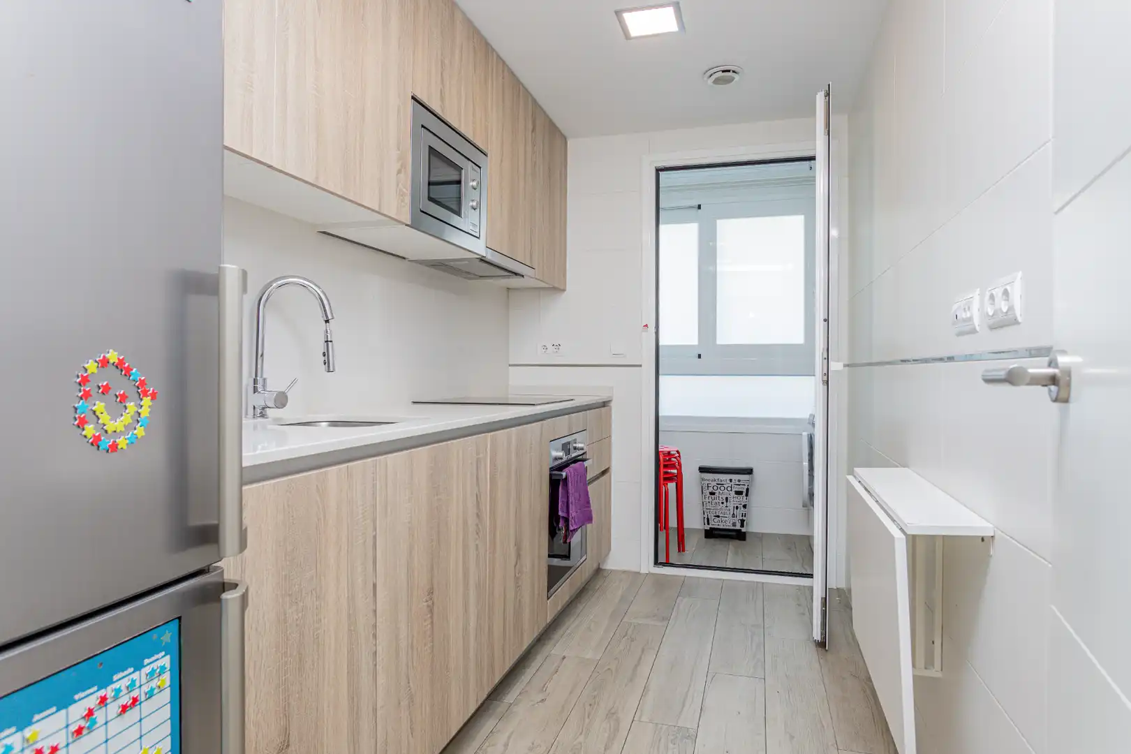 Küche von Wohnung zum Verkauf in Madrid mit Heizung, Terrasse und Abstellraum