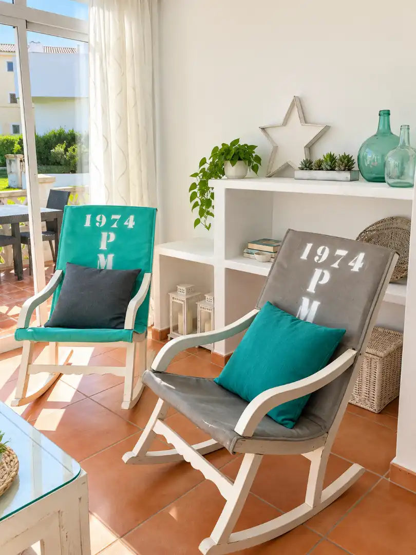 Sala de estar de Casa o chalet en venta en Pollença con Aire acondicionado, Amueblado y Horno