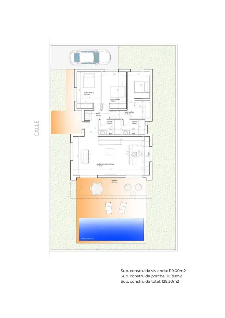 Xalet amb piscina en venda a Monforte del Cid, imagen 18