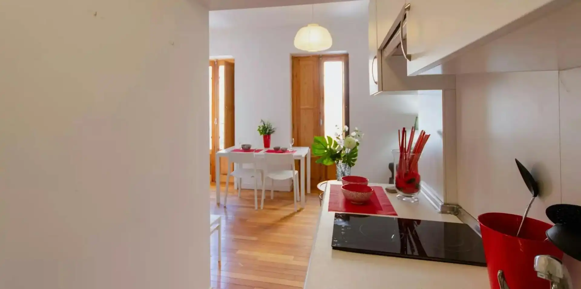Cocina de Piso de alquiler en Madrid con Aire acondicionado, Calefacción y Amueblado