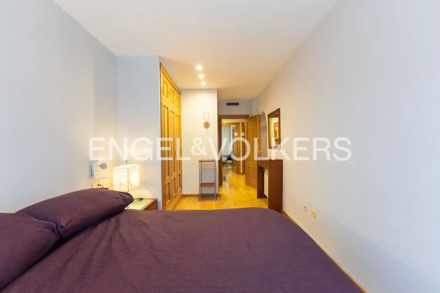 Bedroom of Flat for rent in Castellón de la Plana / Castelló de la Plana  with Air Conditioner, Heating and Parquet flooring