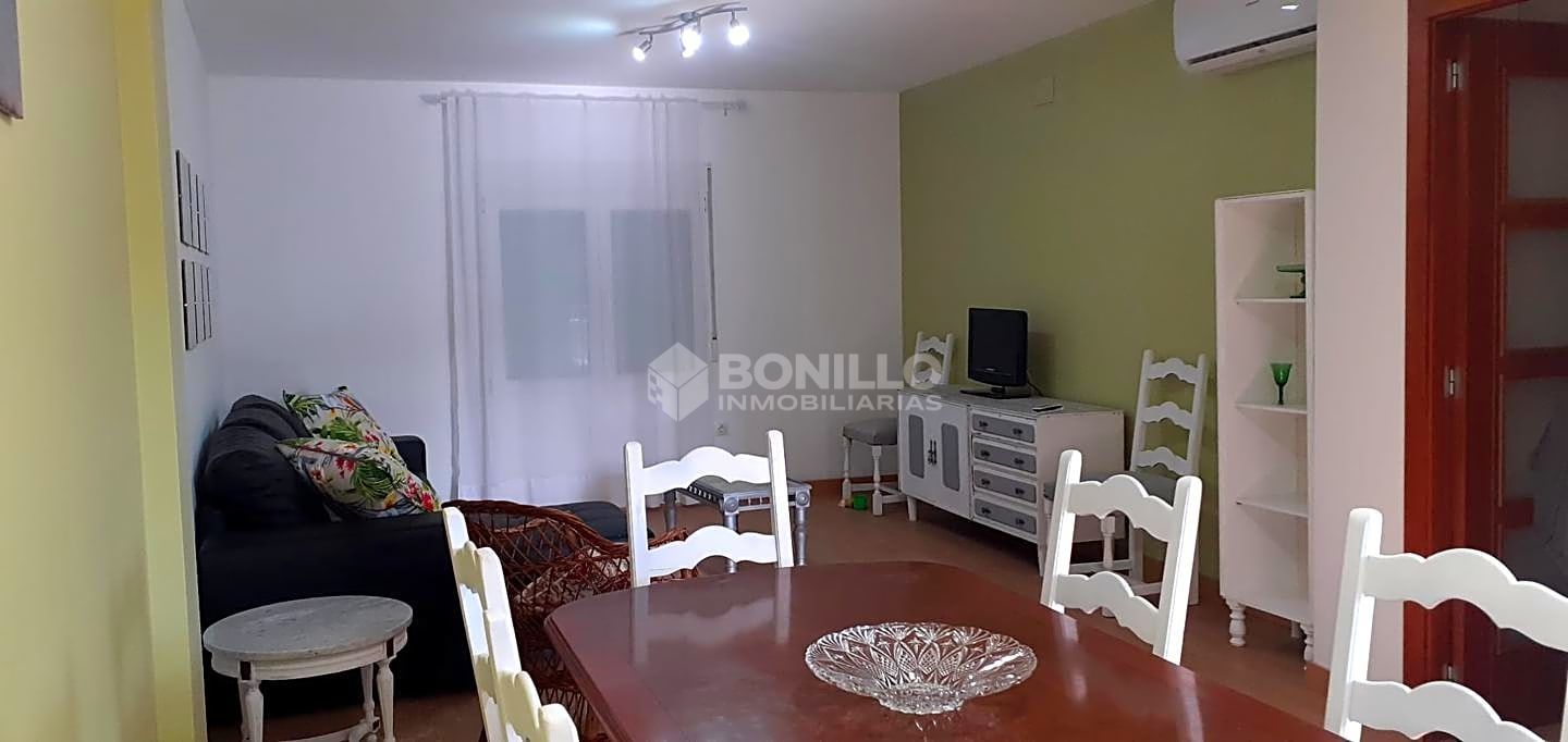 Sala d'estar de Pis de lloguer en Peralejos amb Aire condicionat, Parquet i Terrassa