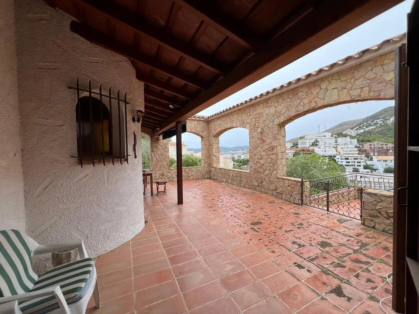 Terrassa de Casa o xalet en venda en Llançà amb Aire condicionat, Calefacció i Jardí privat