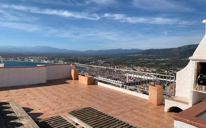 Terrasse von Maisonette zum verkauf in Roses mit Klimaanlage und Terrasse