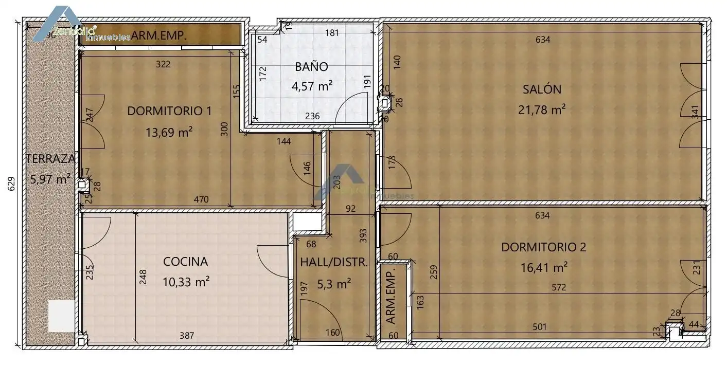 Piso en venta en Pedrola con Calefacción, Terraza y Trastero