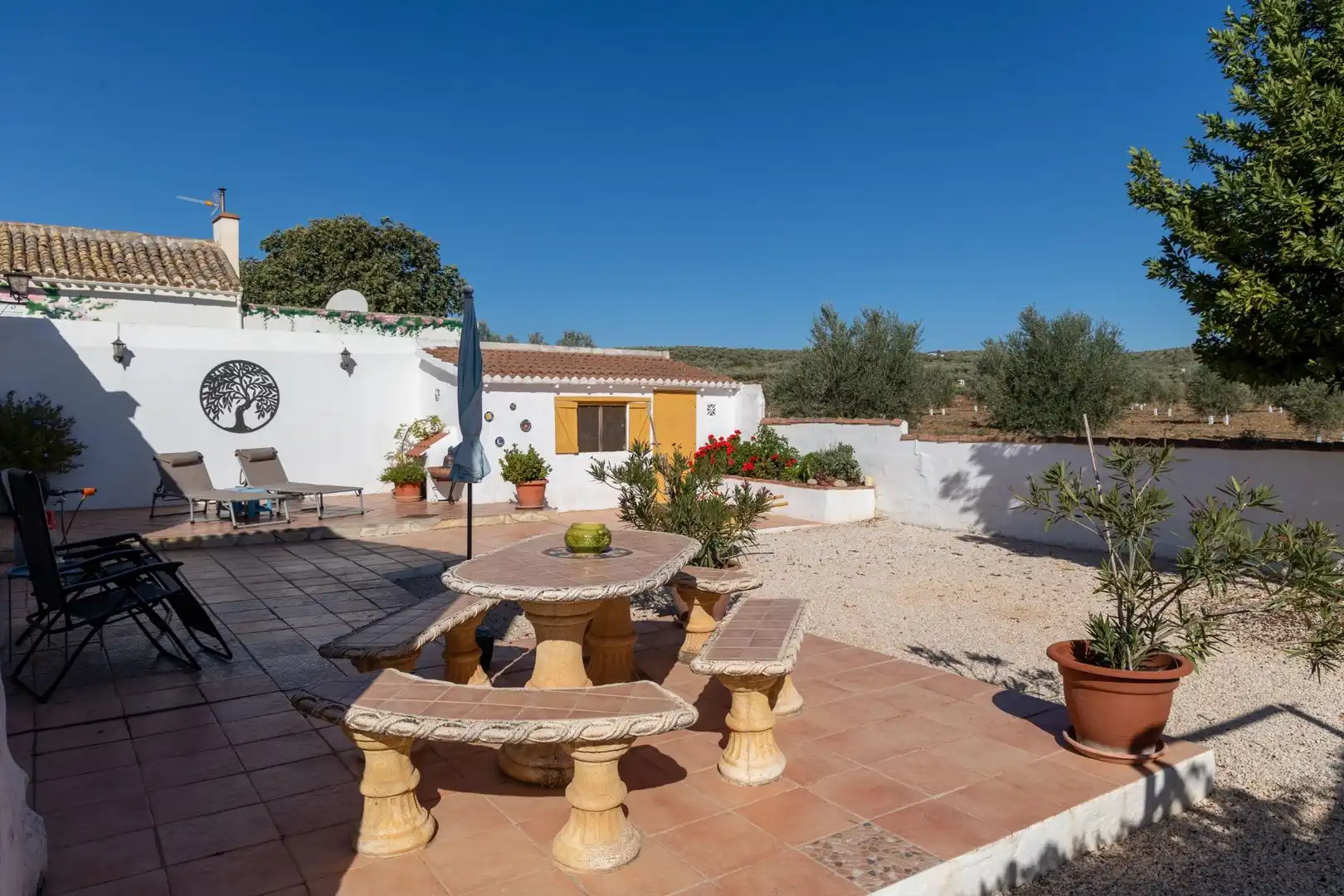 Terrassa de Casa o xalet en venda en Villanueva del Trabuco amb Jardí privat, Terrassa i Traster