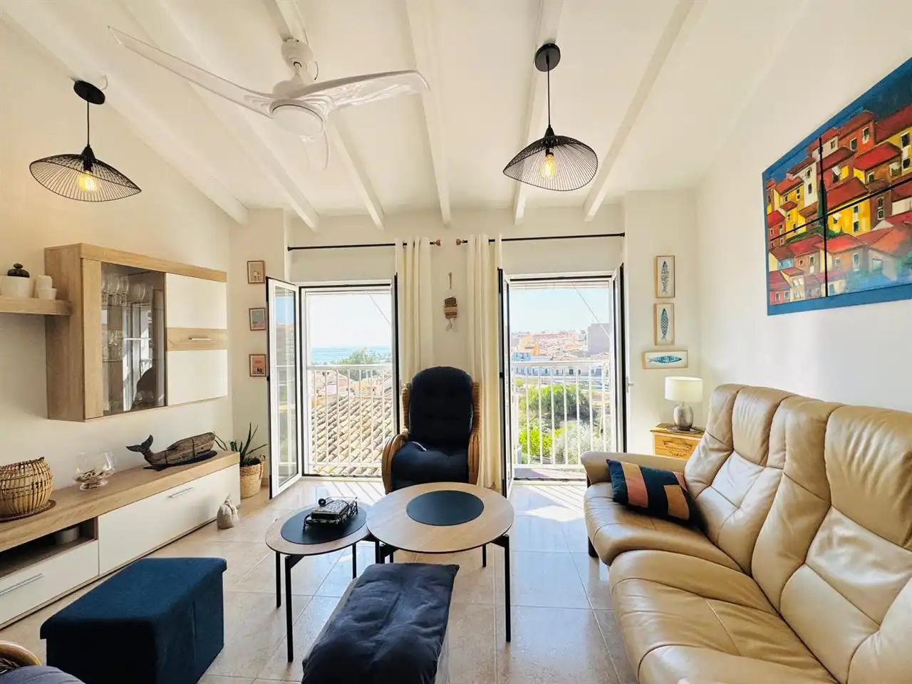 Sala d'estar de Àtic en venda en Villajoyosa / La Vila Joiosa amb Aire condicionat i Calefacció