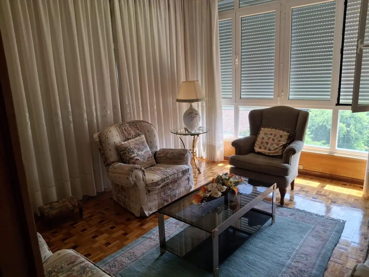 Living room of Houses for sale in Ourense Capital   with Air Conditioner, Heating and Private garden